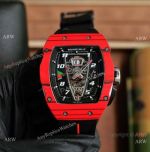 Swiss Top Replica Richard Mille RM40-01 Flying Tourbillon McLaren Speedtail Watch Red Fiber TPT